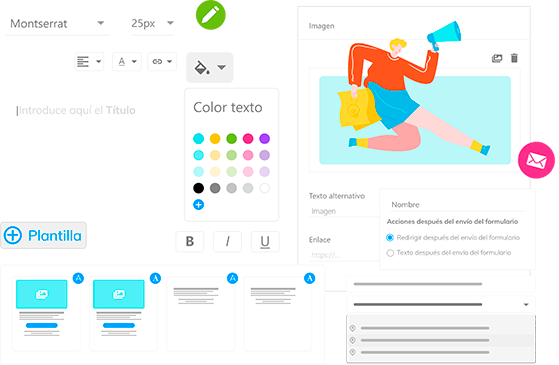 Imagen sección Crea formularios webs personalizados